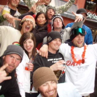 Mary Jane Lifties Celebrating "Most Friendly Lift Crew in CO"