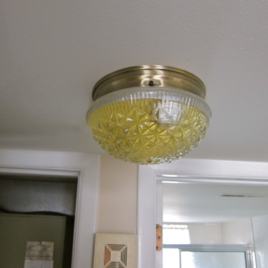2nd Level Light Fixture Filled with Water